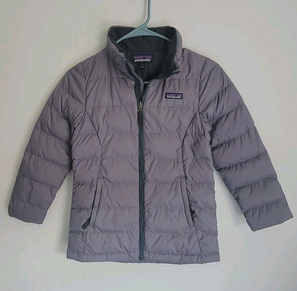 Patagonia Worn Wear Womens Size S Gray Down Puffer jacket